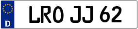 Truck License Plate